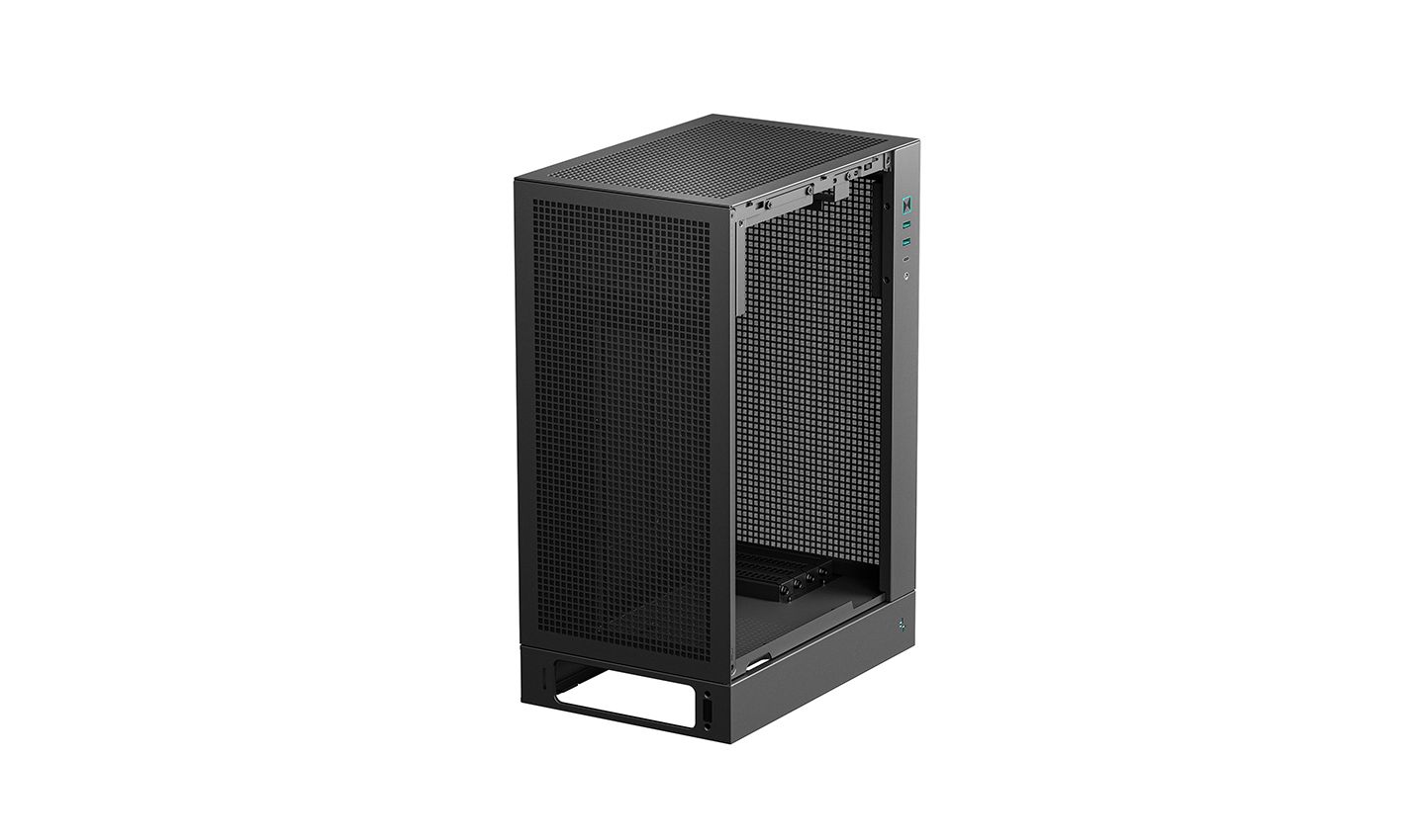 DeepCool CH170 Plus Tempered Glass Black