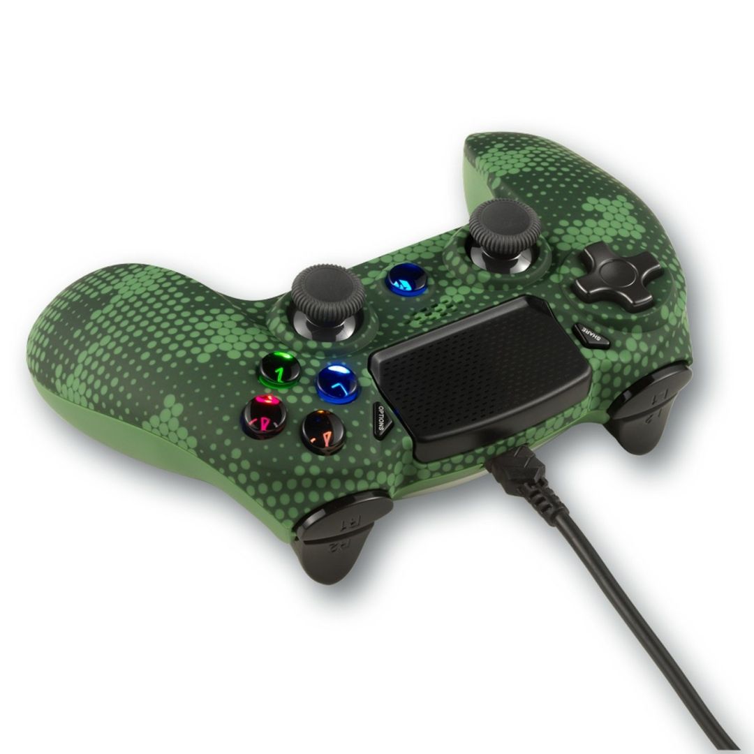 Spartan Gear Hoplite 2 Wired Gamepad Green Camo (PS4)