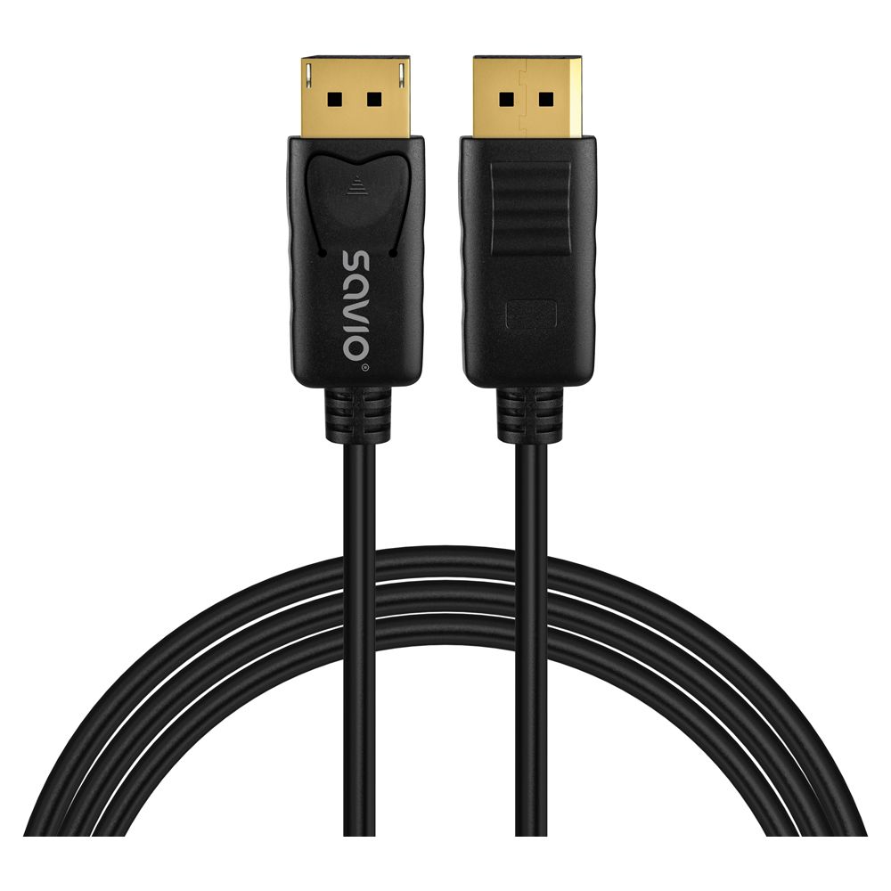 Savio CL-205 DisplayPort v1.4 cable 2m Black