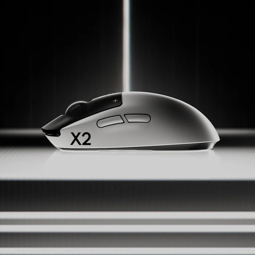 Logitech G Pro X2 Superstrike Wireless Gaming Mouse White/Black