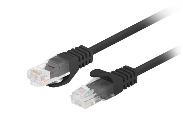 Lanberg CAT6 UTP Patch Cable 0,25m Black