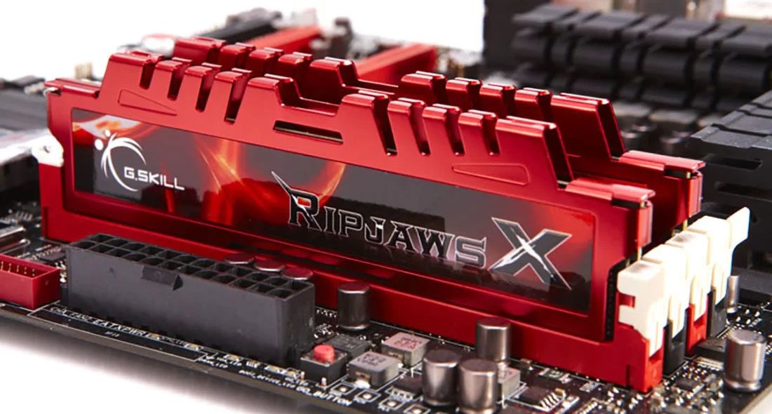 G.SKILL 16GB DDR3 1600MHz Kit(4x4GB) RipjawsX Red