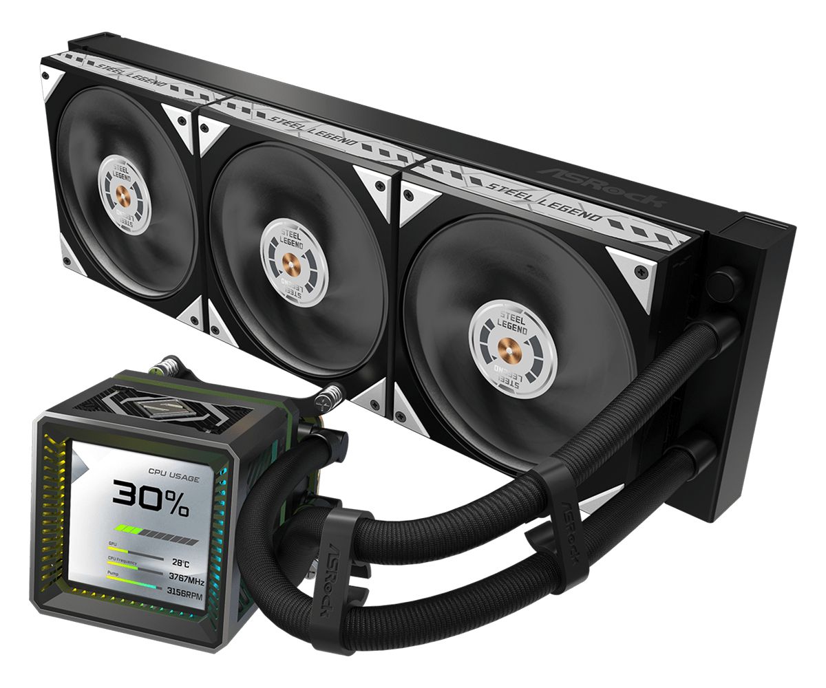 ASRock Steel Legend Dark 360 LCD