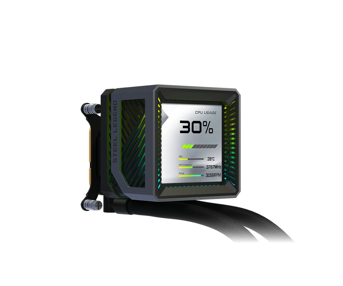 ASRock Steel Legend Dark 360 LCD