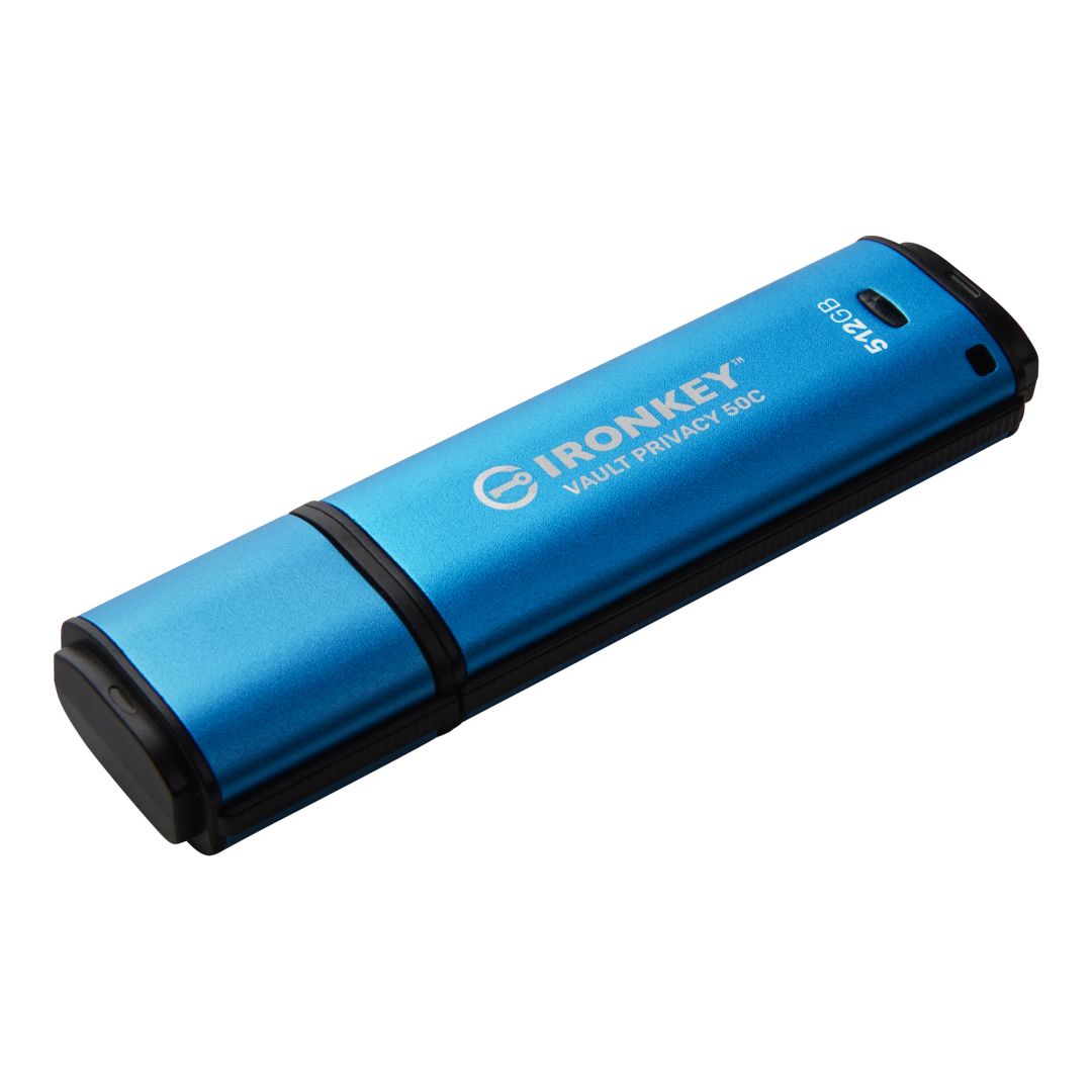 Kingston 512GB IronKey Vault Privacy 50C USB3.2 Blue