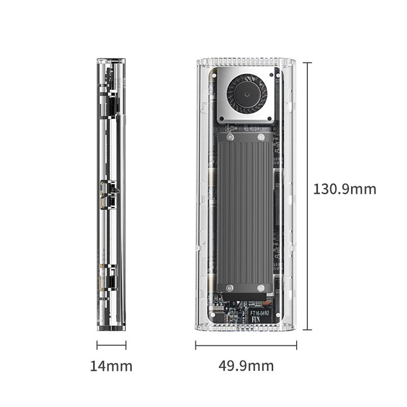 Orico TCM2-G20-BK USB3.2 M.2 NVMe SSD Enclosure Black