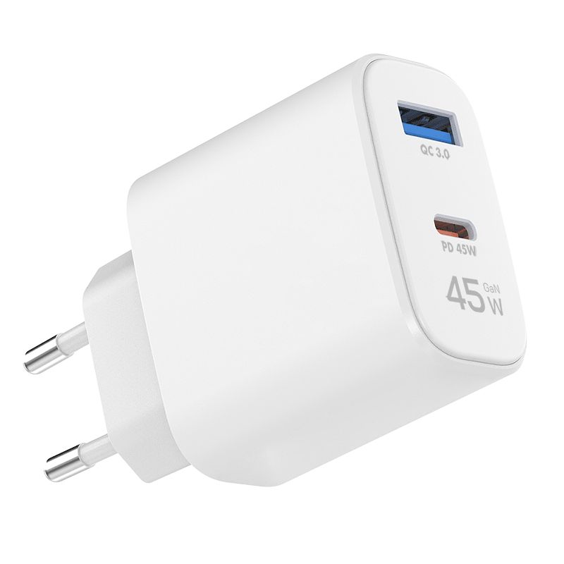 Logilink USB-A/C charger 45W White