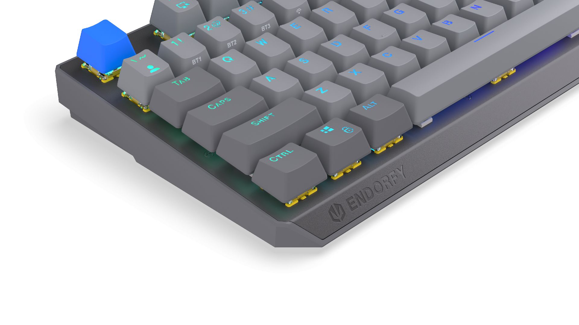 Endorfy Thock V2 Wireless Bluetooth Keyboard Grey US