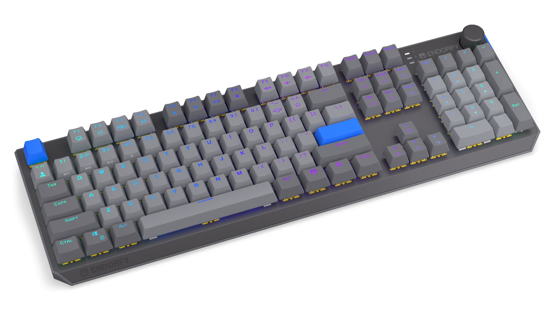 Endorfy Thock V2 Wireless Bluetooth Keyboard Grey US