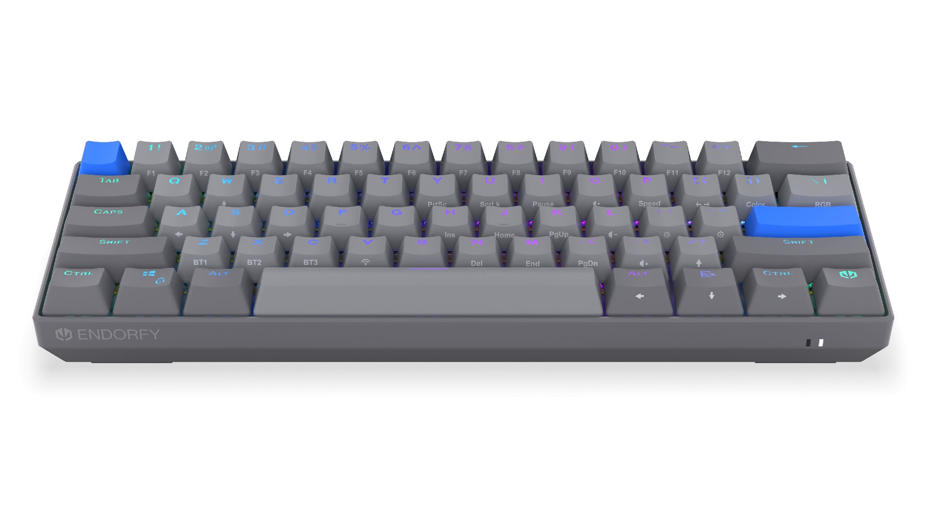 Endorfy Thock V2 Compact Yellow Switch Mechanical Keyboard Grey US
