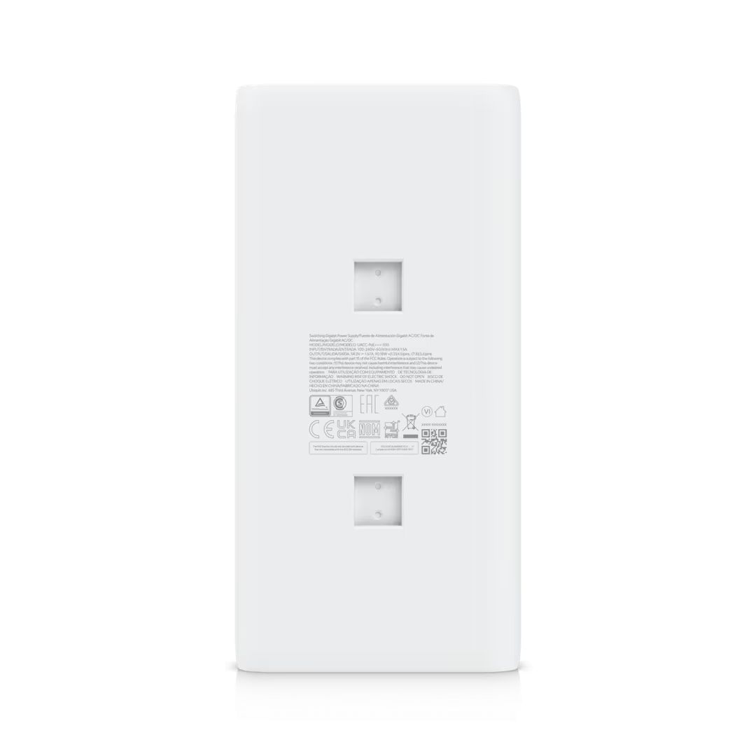 Ubiquiti UniFi 10G PoE+++ Adapter (90W) White