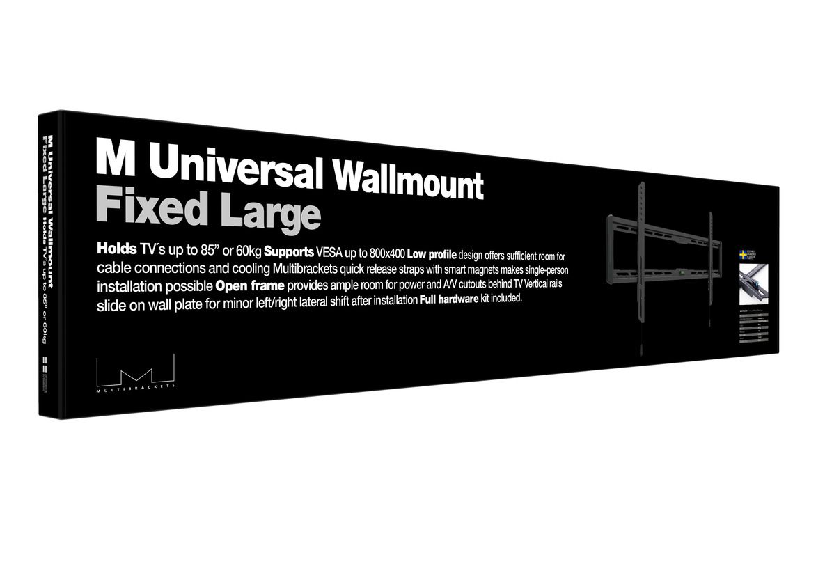 Multibrackets M Universal Wallmount Fixed Large Black 40