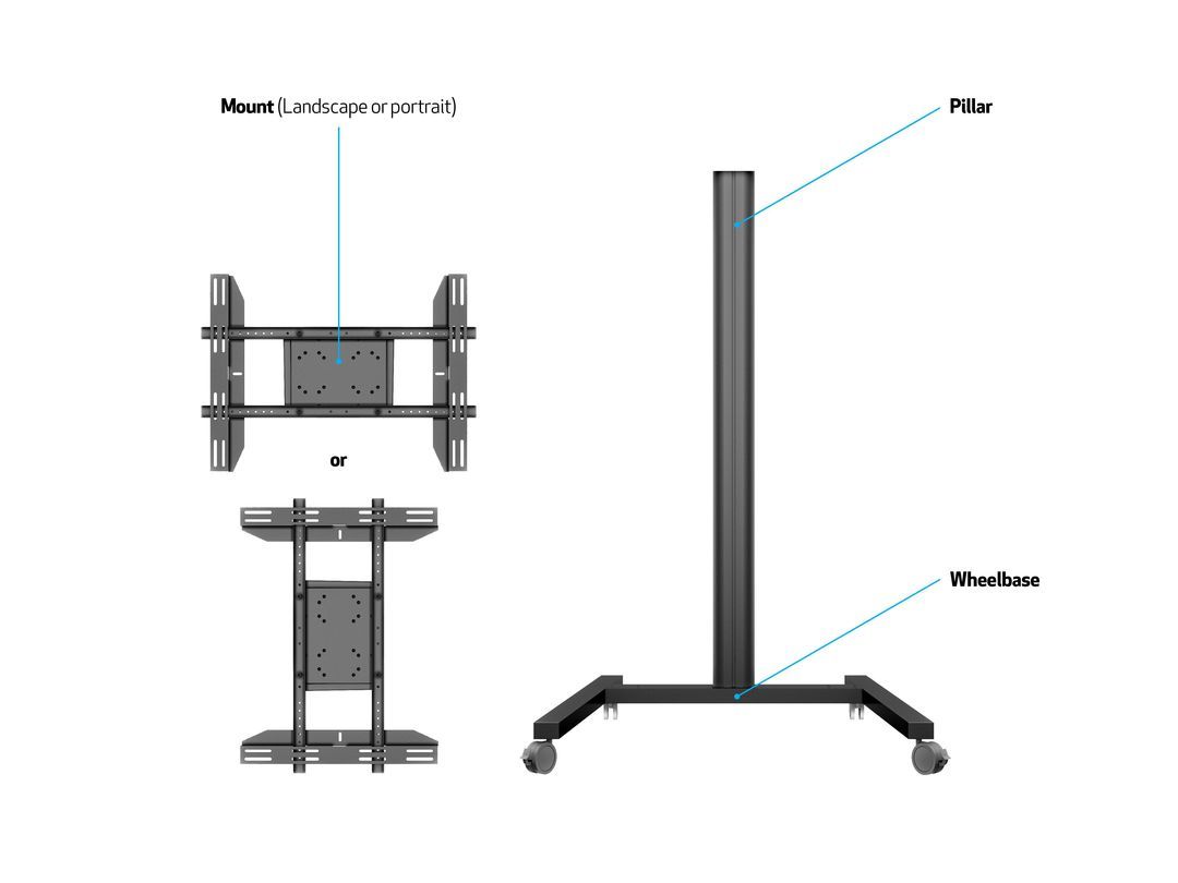 Multibrackets M Display Stand 180 Single 24