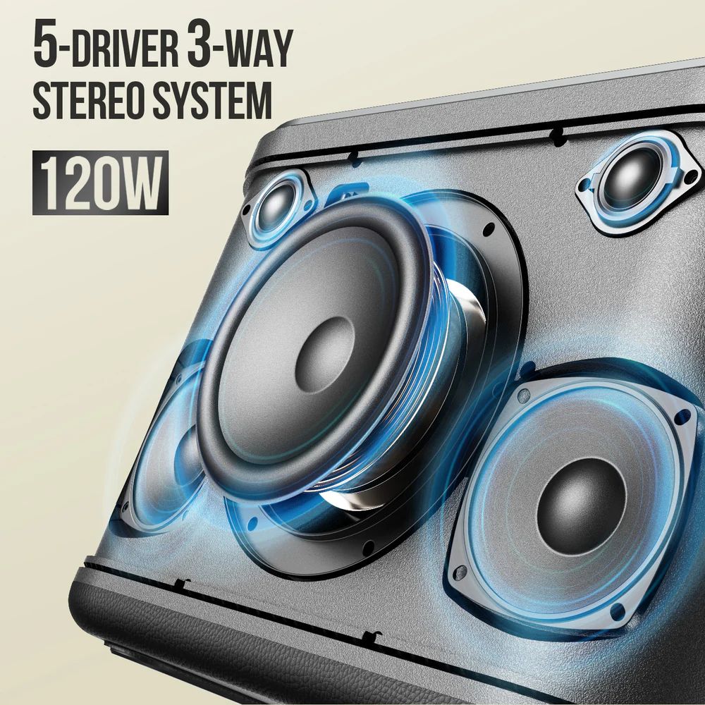 W-King H10 Bluetooth Speaker Black