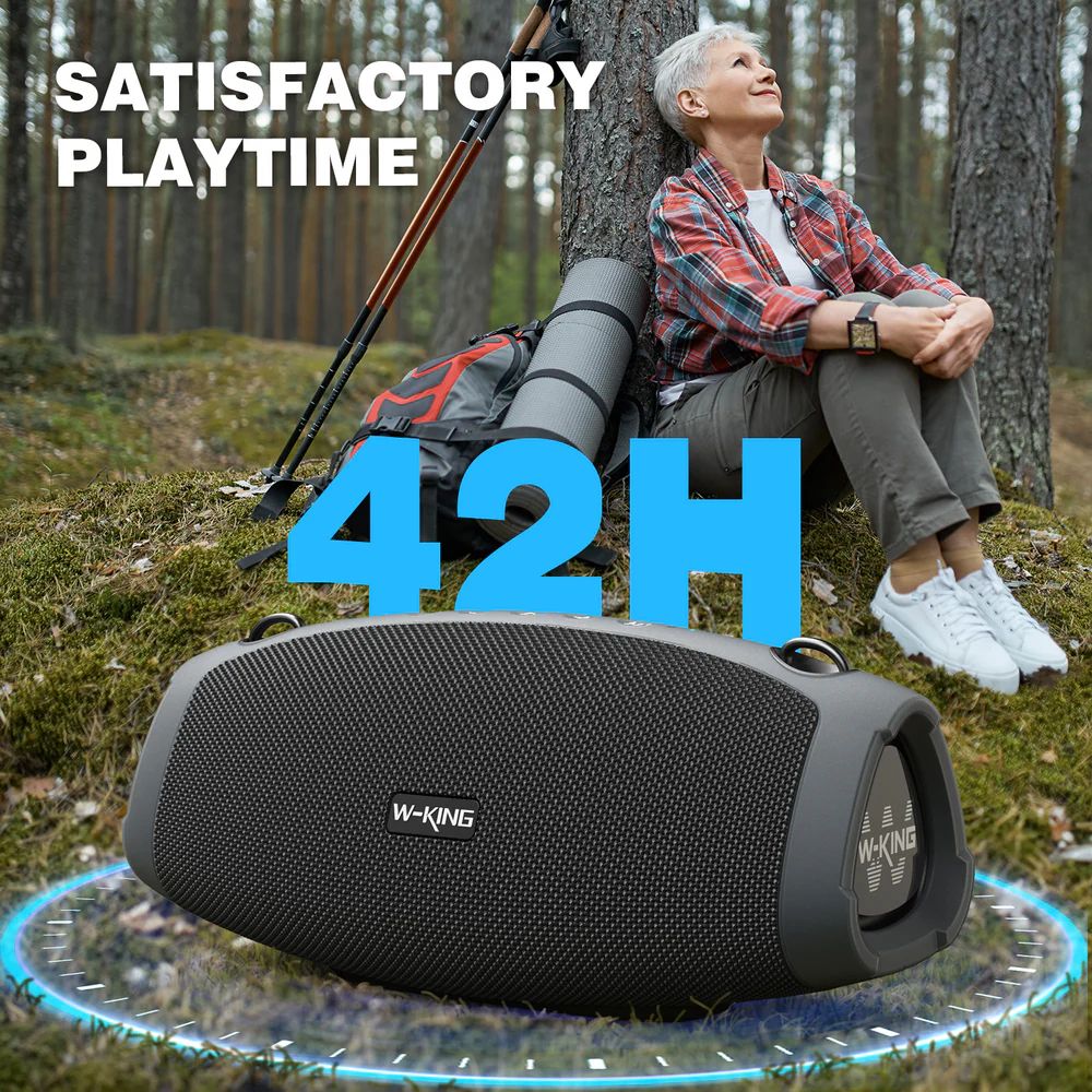 W-King X10 Bluetooth Speaker Black