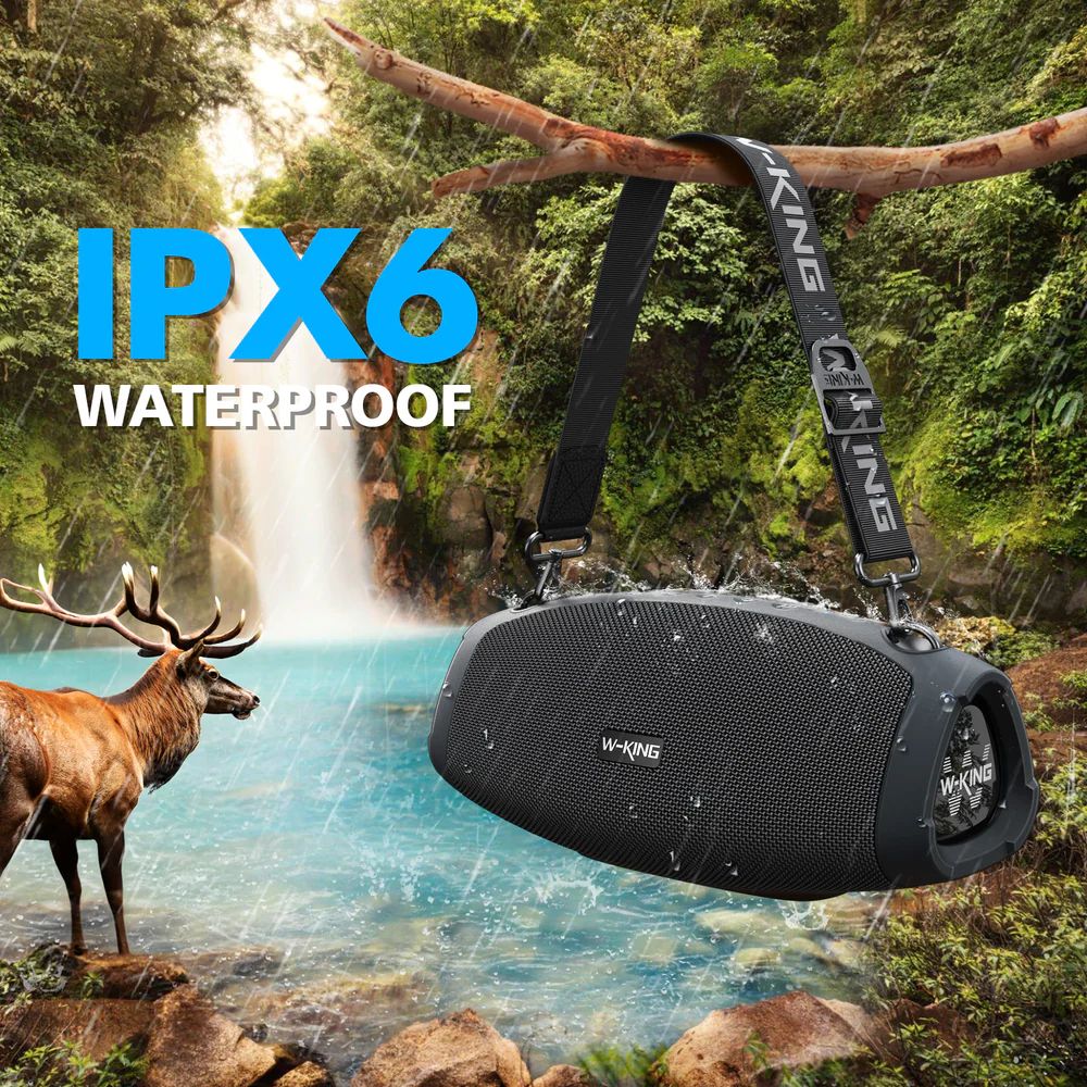 W-King X10 Bluetooth Speaker Black