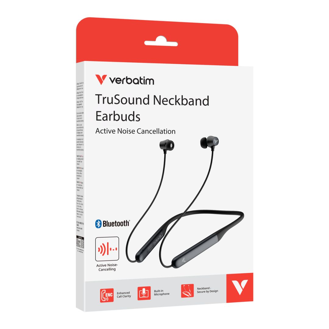 Verbatim TruSound ANC Neckband Headset Black