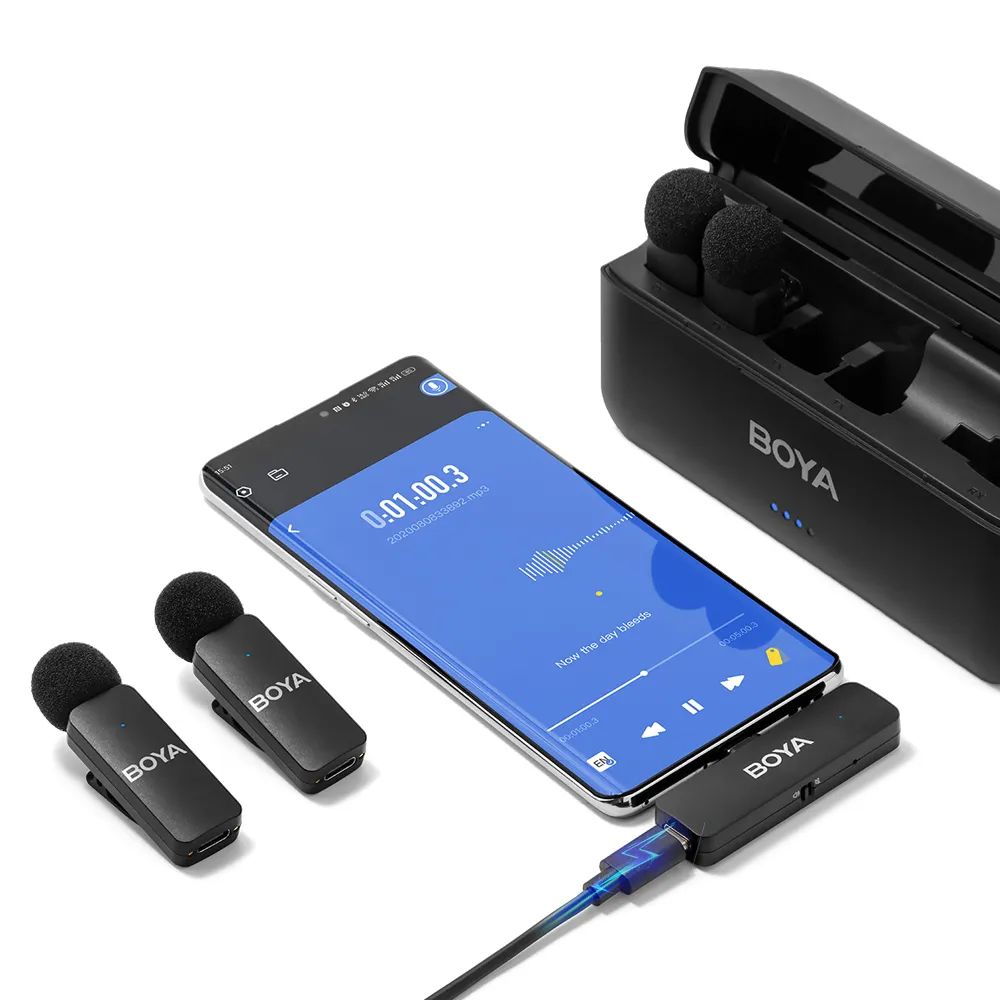 BOYA BY-V4 Wireless Microphone Black