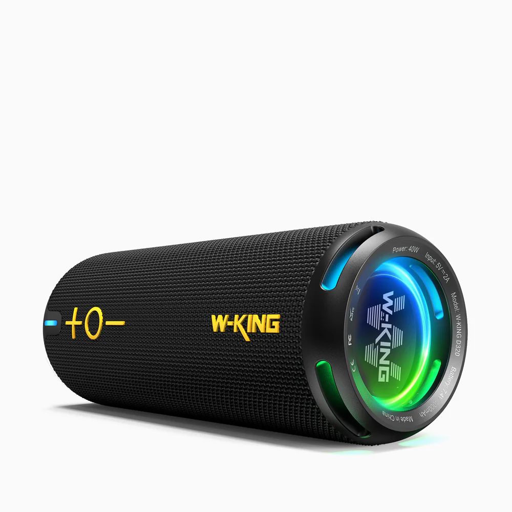 W-King D320 Bluetooth Speaker Black