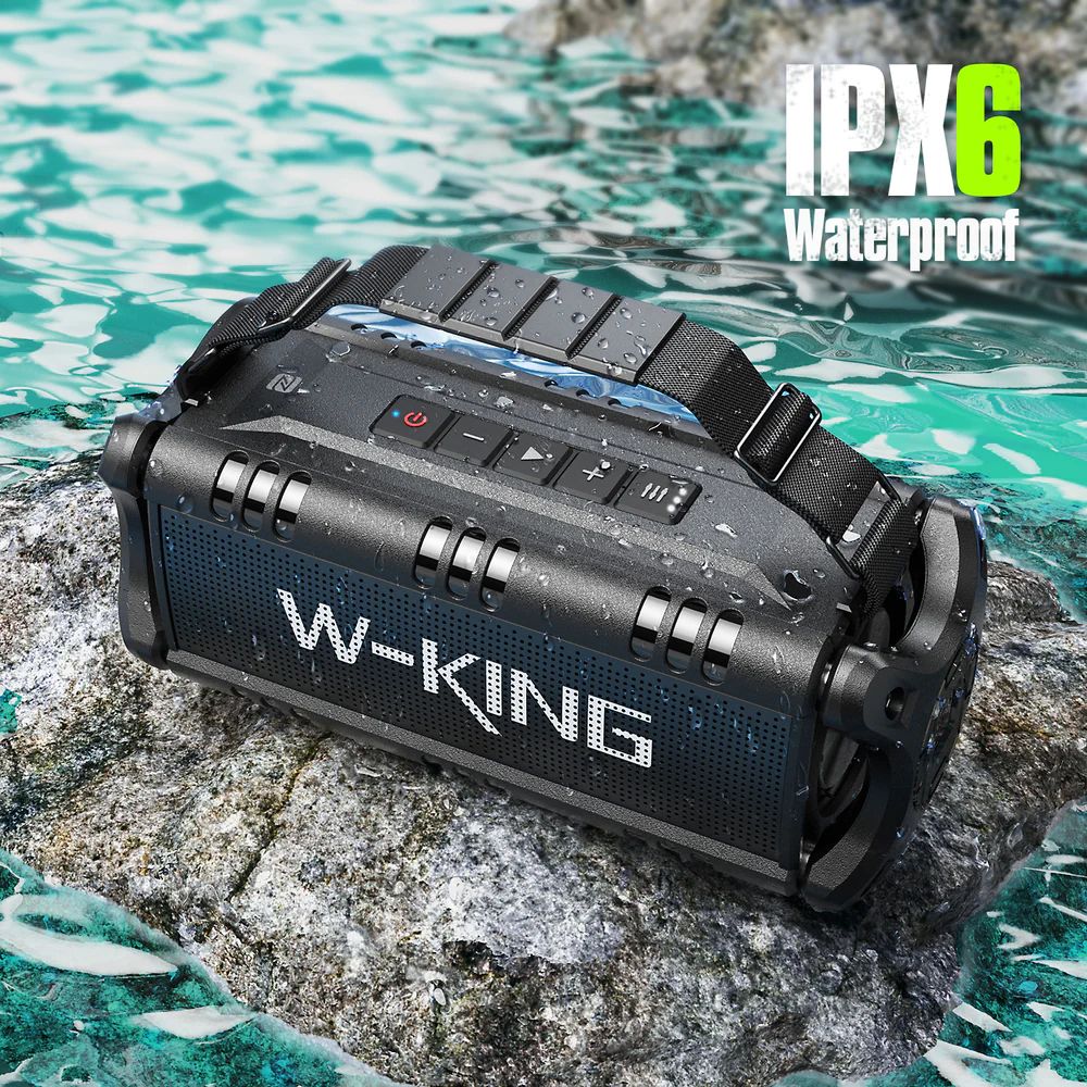 W-King D8 Bluetooth Speaker Black