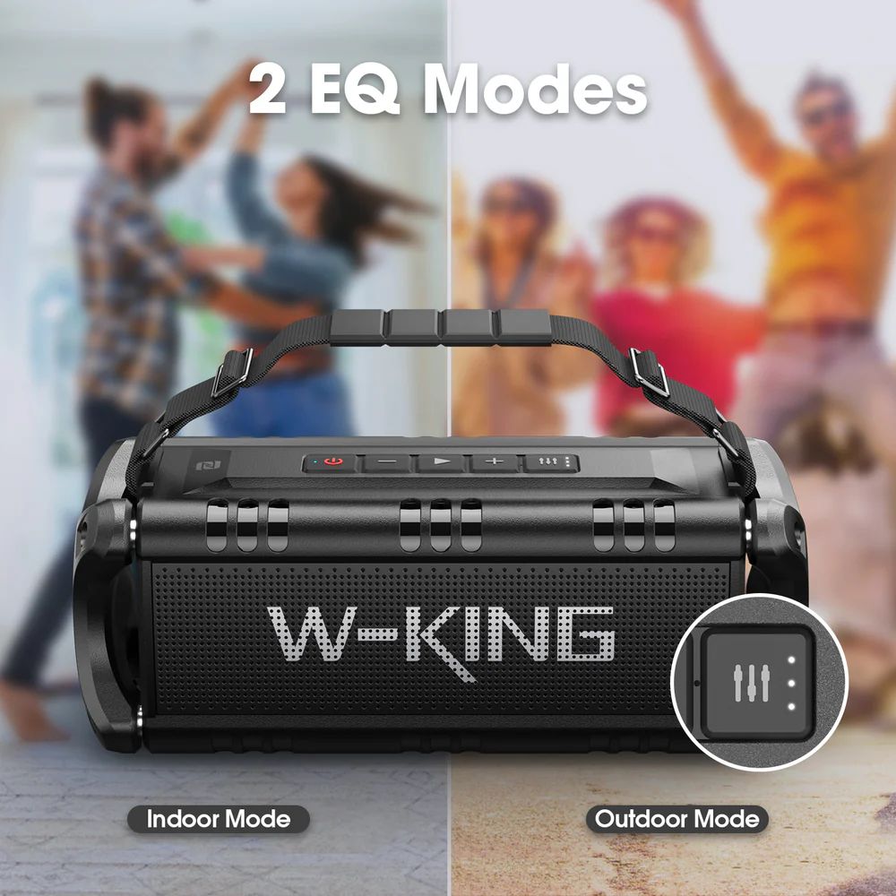 W-King D8 Bluetooth Speaker Black