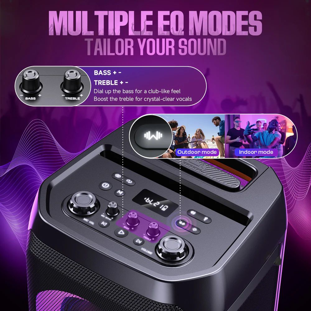 W-King T12 Bluetooth Speaker Black