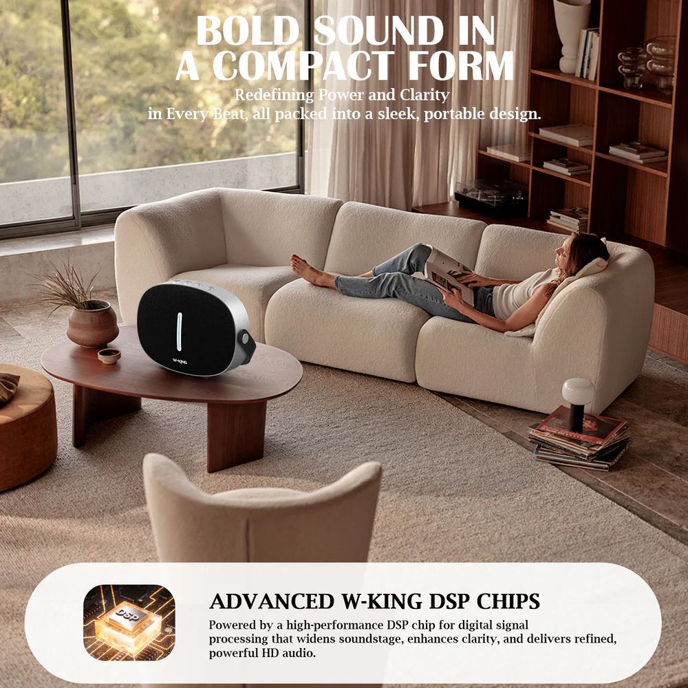 W-King T8 II Bluetooth Speaker Black