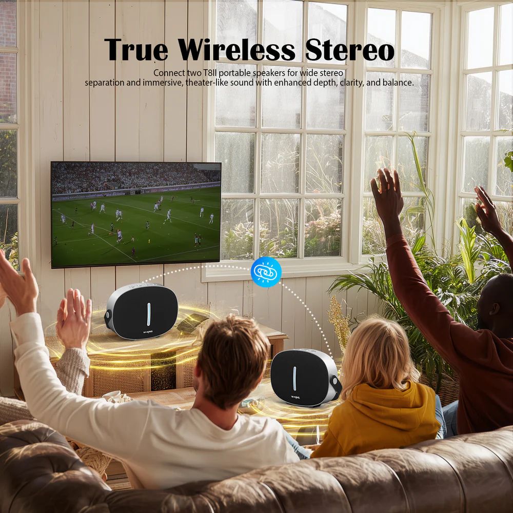 W-King T8 II Bluetooth Speaker Black