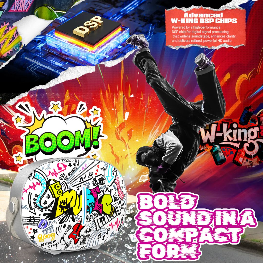 W-King T8 II Bluetooth Speaker Graffiti