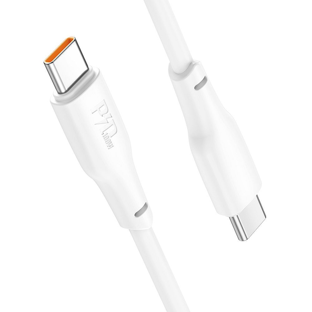 Hoco X93 100W USB-C to USB-C charging cable 1m White