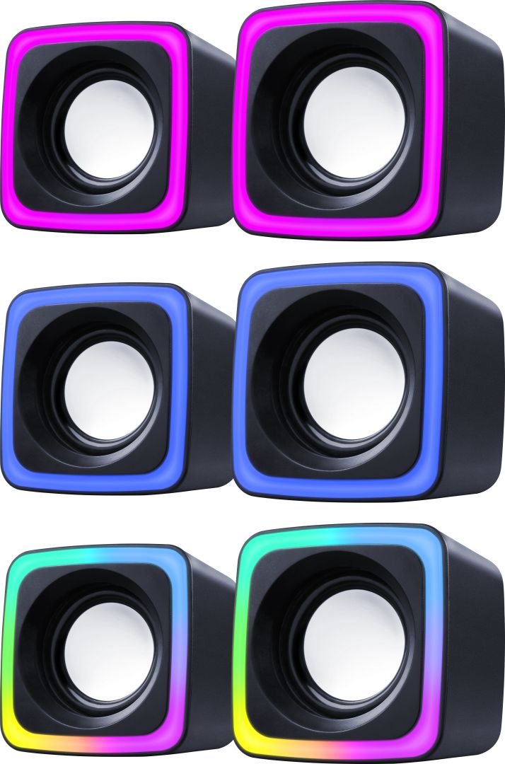 Defender Solar 7 USB RGB Speaker Black