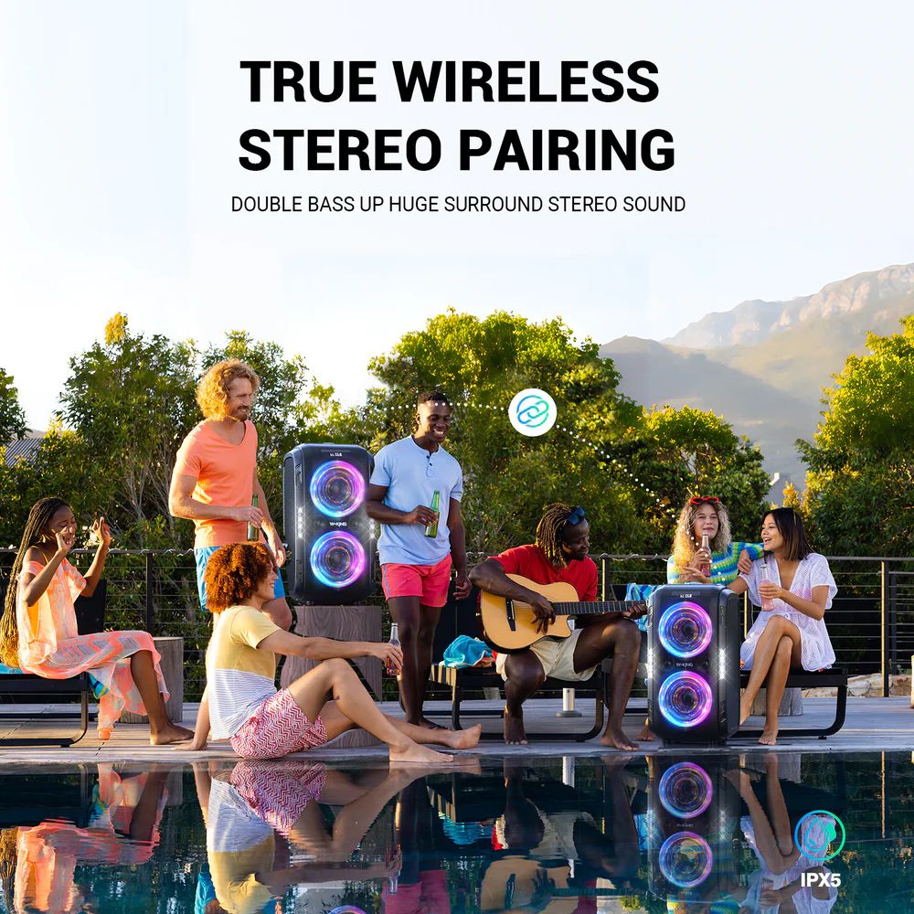 W-King T9 Pro Bluetooth Speaker Black