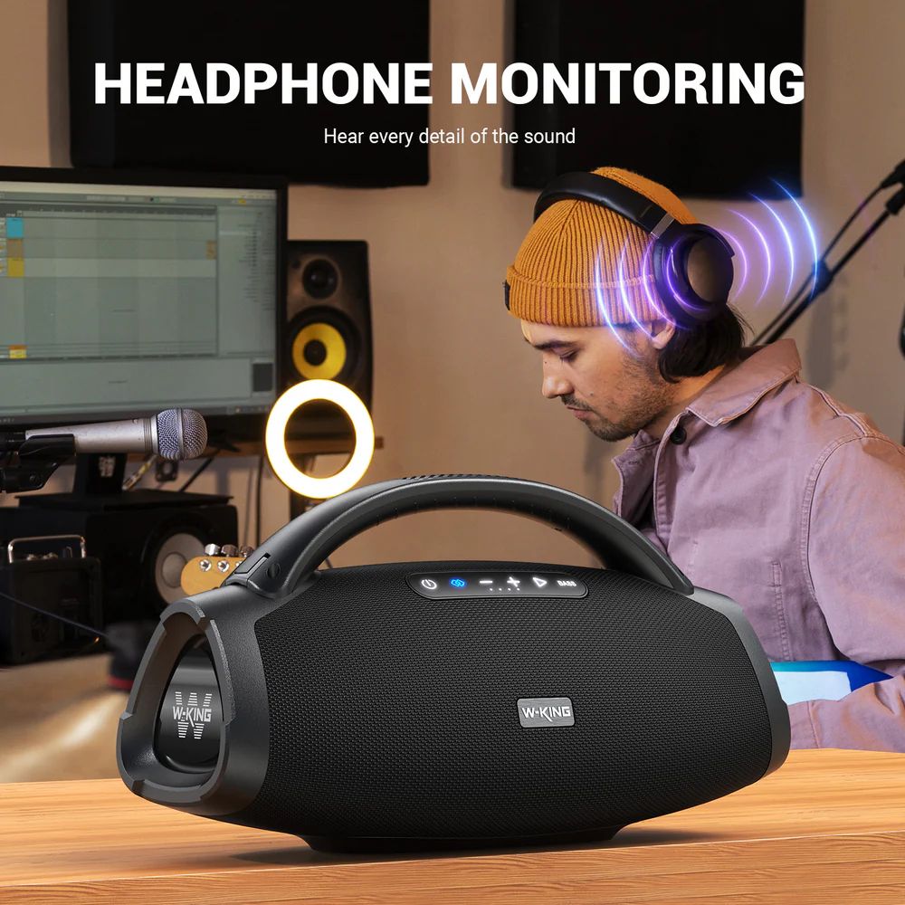 W-King X20 Bluetooth Speaker Black