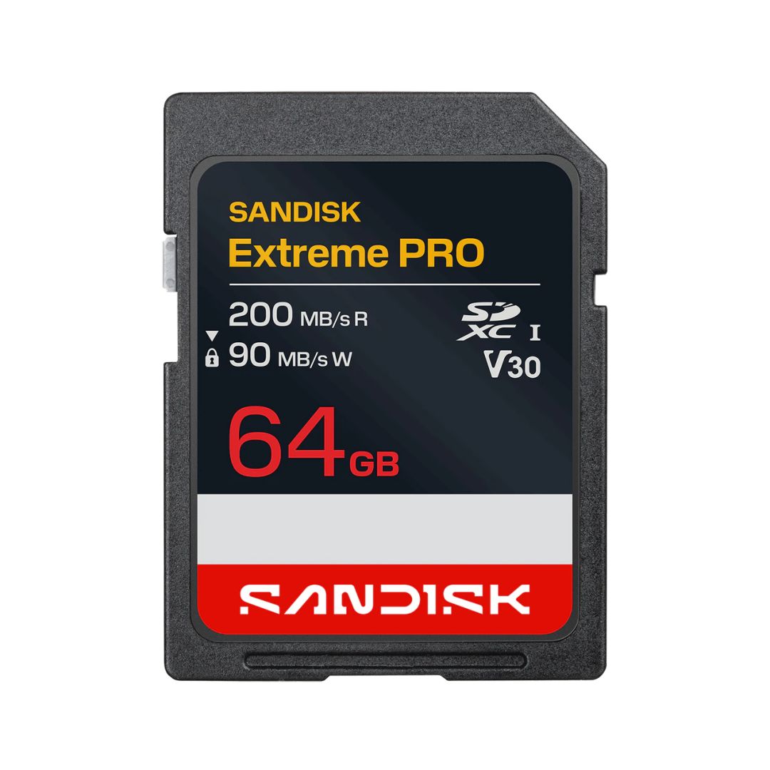 Sandisk 64GB SDHC Extreme Pro UHS-I U3 V30
