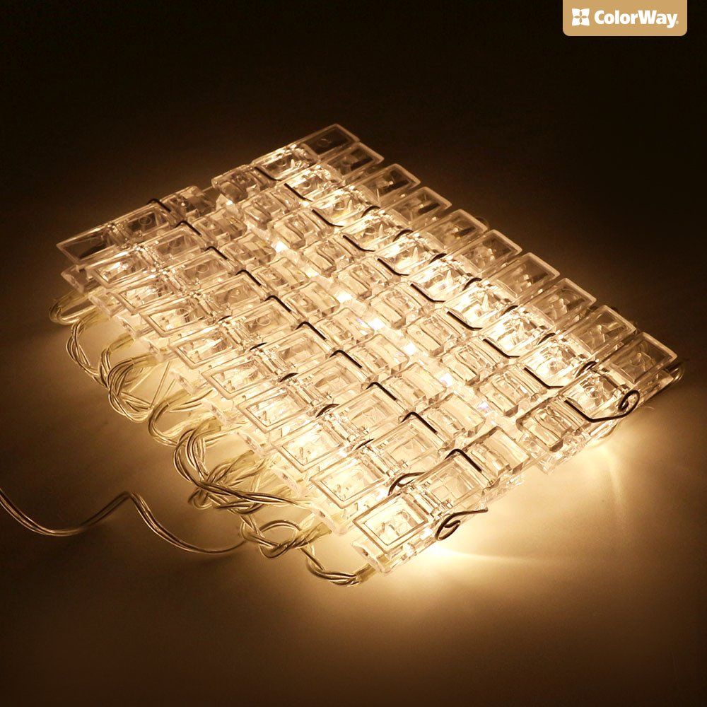 ColorWay LED garland photo clip string light 40 LED/4.2M
