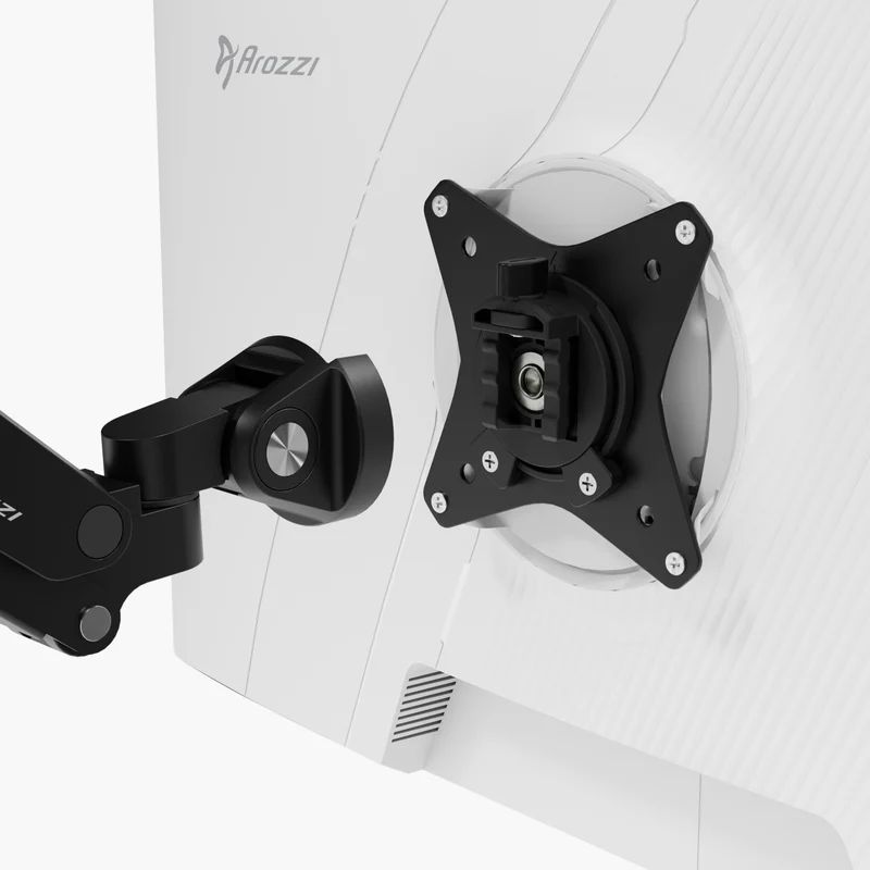 Arozzi Alzare Neo Single Gas Spring Monitor Arm Black
