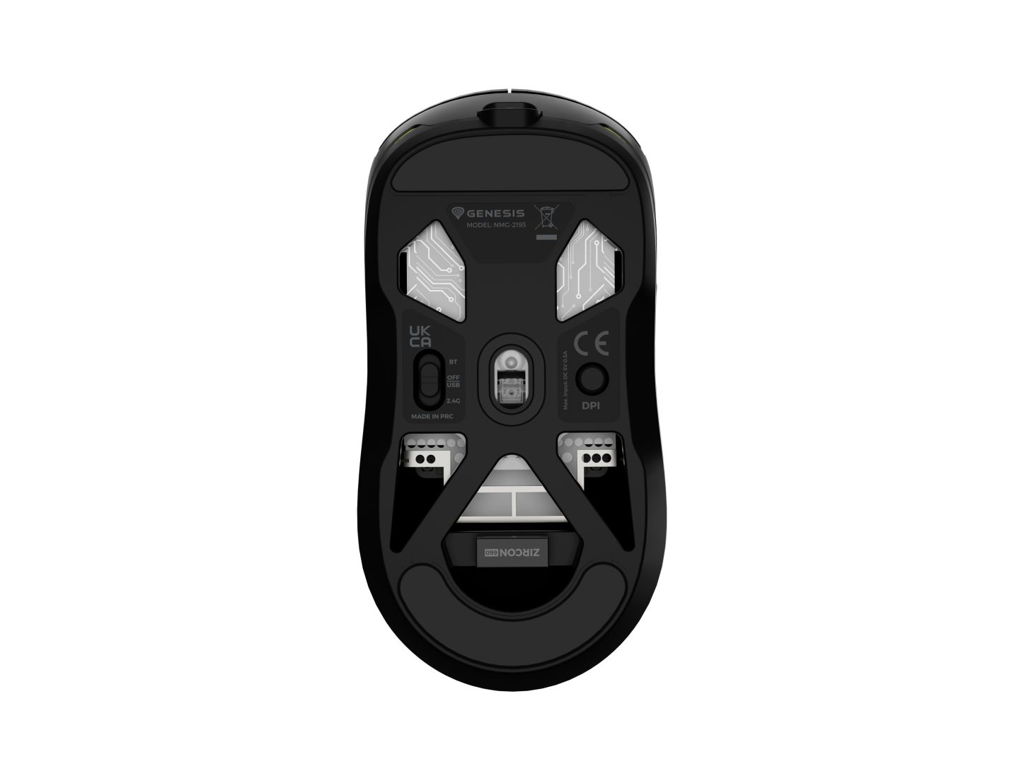 Genesis Zircon 660 Pro Wireless Bluetooth Gaming Mouse Black