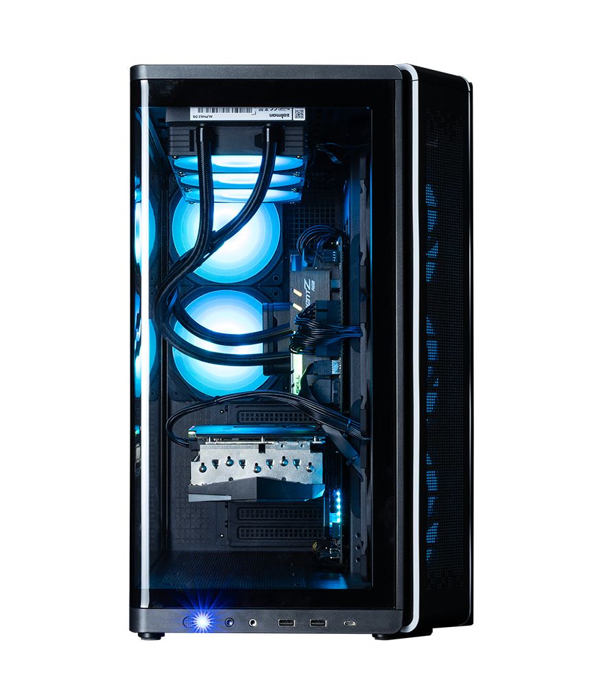 Zalman P60 Tempered Glass Black
