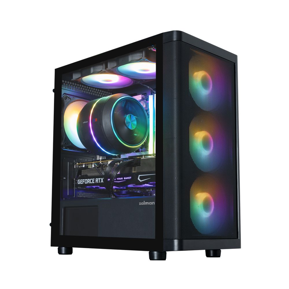 Zalman M4 SE Tempered Glass Black