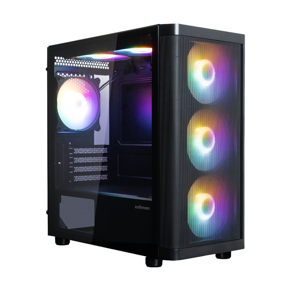Zalman M4 SE Tempered Glass Black