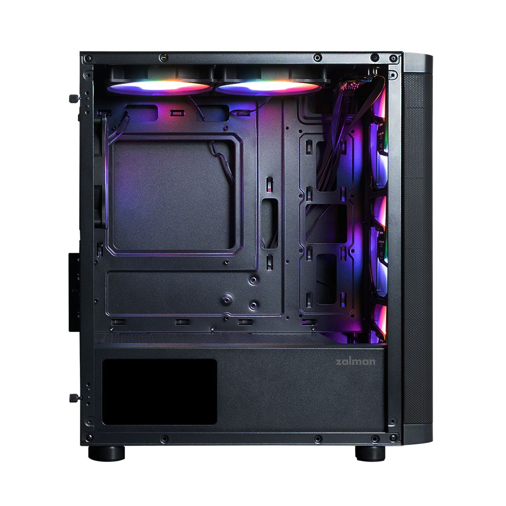 Zalman M4 SE Tempered Glass Black