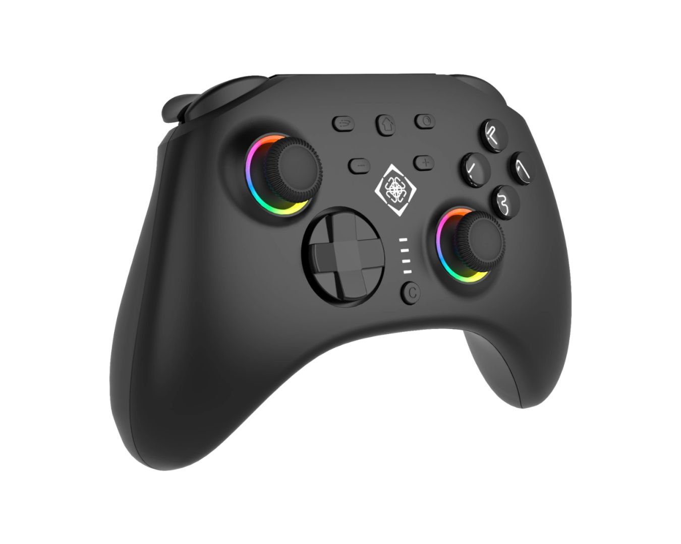 Deltaco GAM-198 RGB Bluetooth Gamepad Black