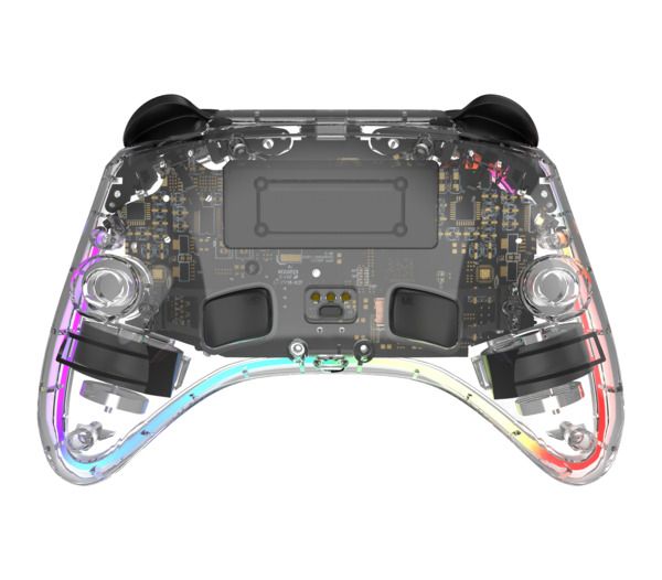 Deltaco GAM-198-T RGB Bluetooth Gamepad Transparent