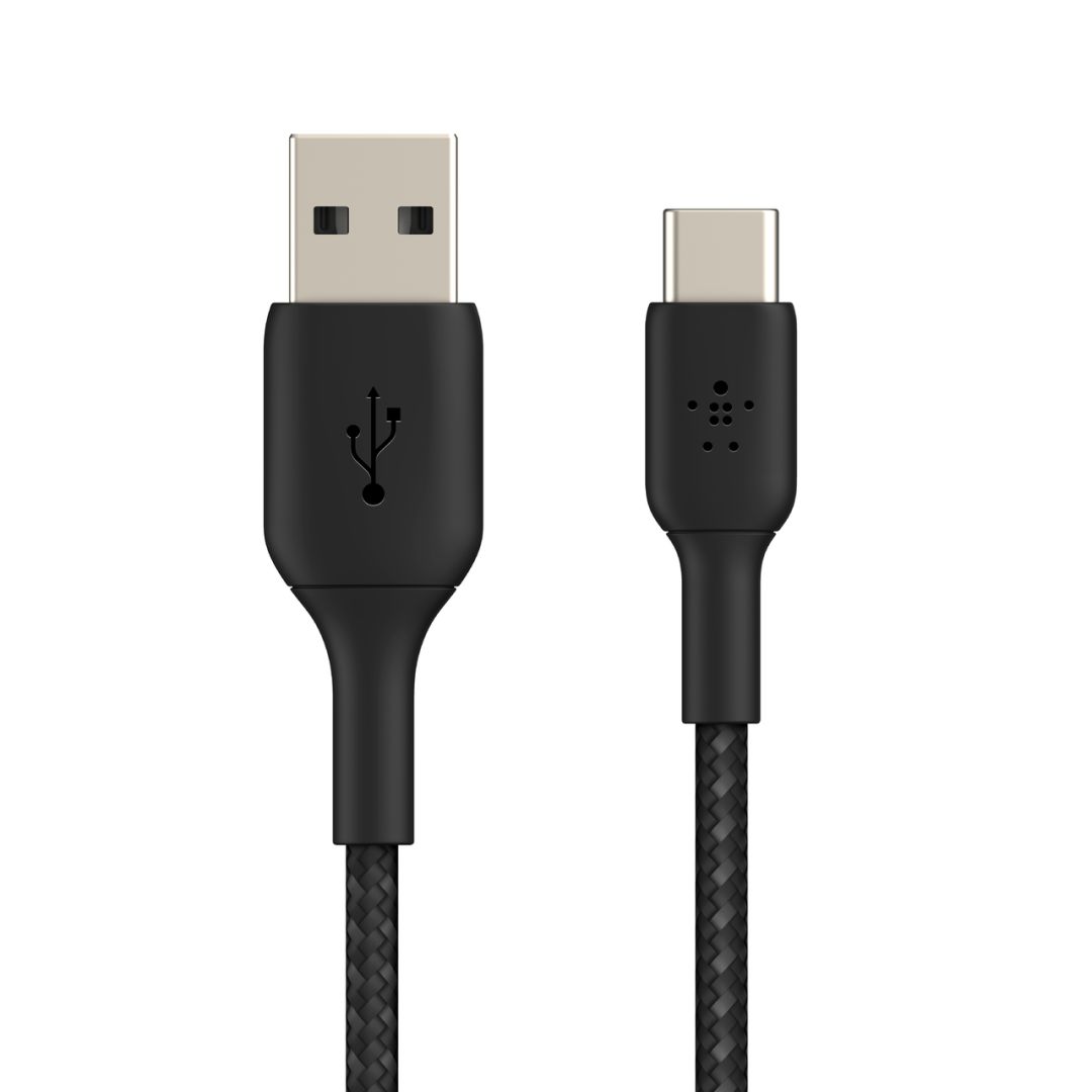 Belkin Braided USB-C to USB-A Cable 3m Black 