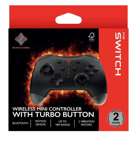 Deltaco GAM-183 Bluetooth Gamepad Black