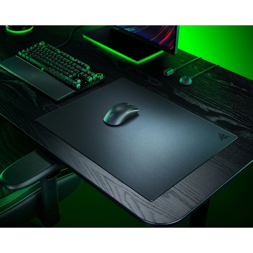 Razer Atlas Pro Ultra-Thin Premium Tempered Glass Gaming Egérpad Black