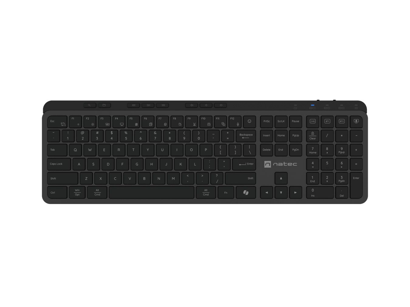 natec Medusa Wireless Bluetooth Keyboard Black US