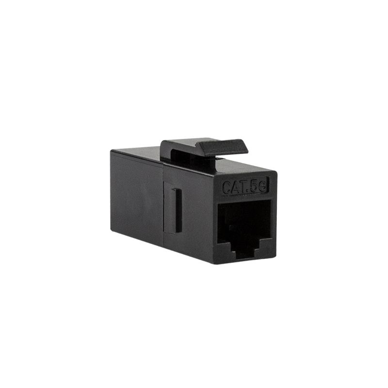 Logilink Cat.5e Keystone Inline Coupler UTP 14,5mm width Black