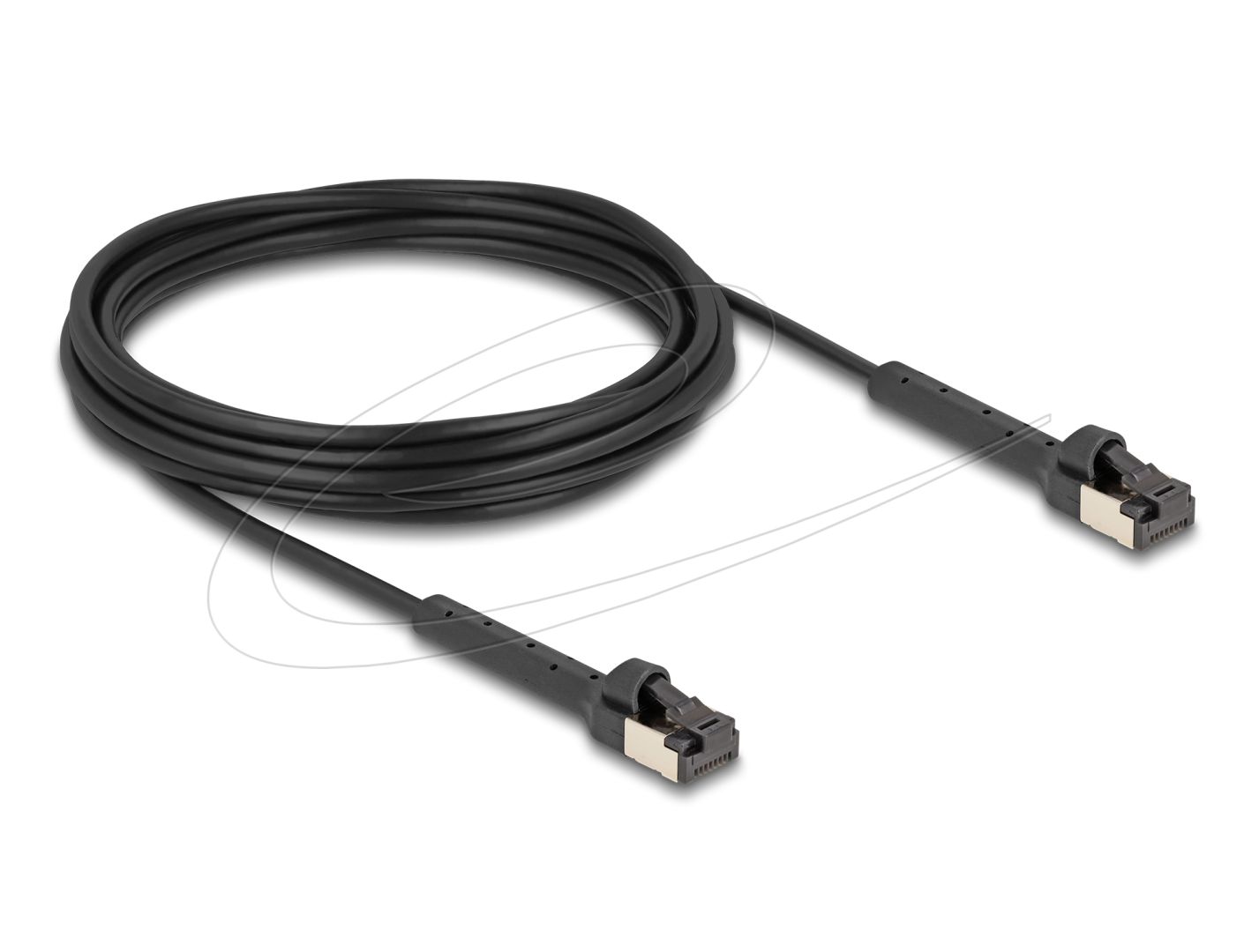 DeLock CAT6A U-FTP Patch Cable 5m Black
