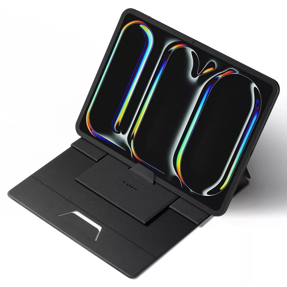 Spigen LD201-S8 Slim Fold Non Adhesive Laptop Stand Black